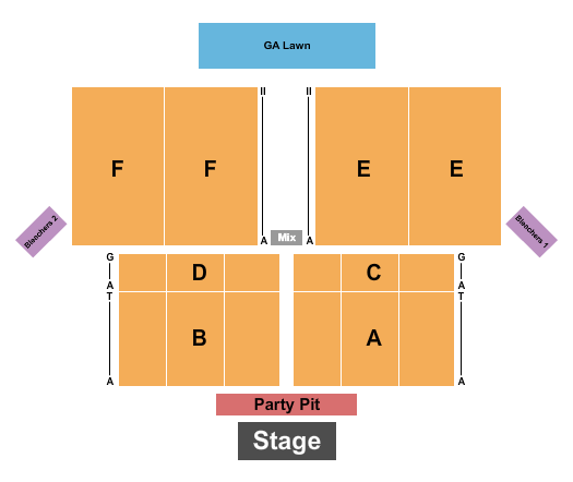 John Jimmie Rodeo Grounds Def Leppard Seating Chart